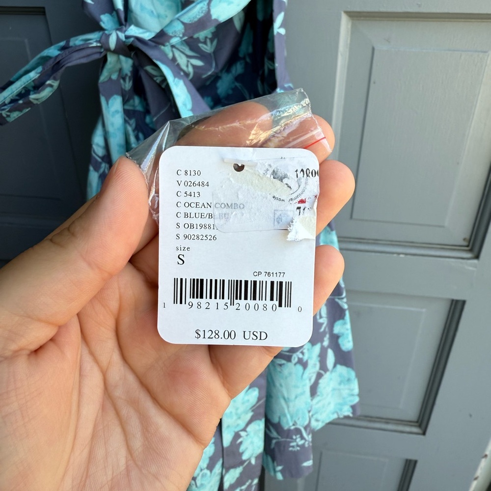 NWT Free People‎ Meet me in Maui floral printed ocean combo  mini dress size S - Picture 6 of 15